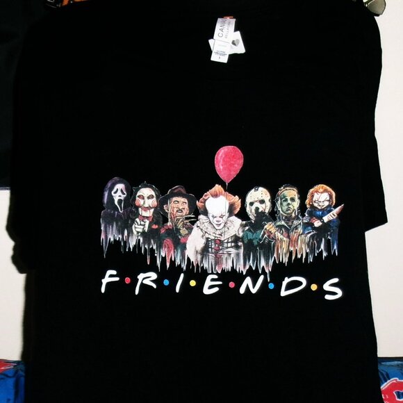 bella canvas Other - friends vintage s women tee - horror movies it freddy chucky ghostface jason fun